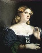 Circa 1520-30s Palma Vecchio: Woman In Blue Kunst-Historisches Museum Vienna (4)